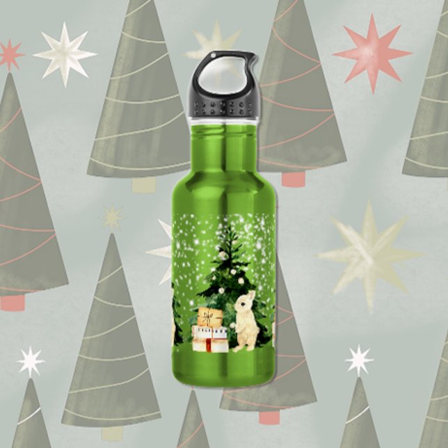 Botella De Agua Navidades Bunny (Subido por el creador)