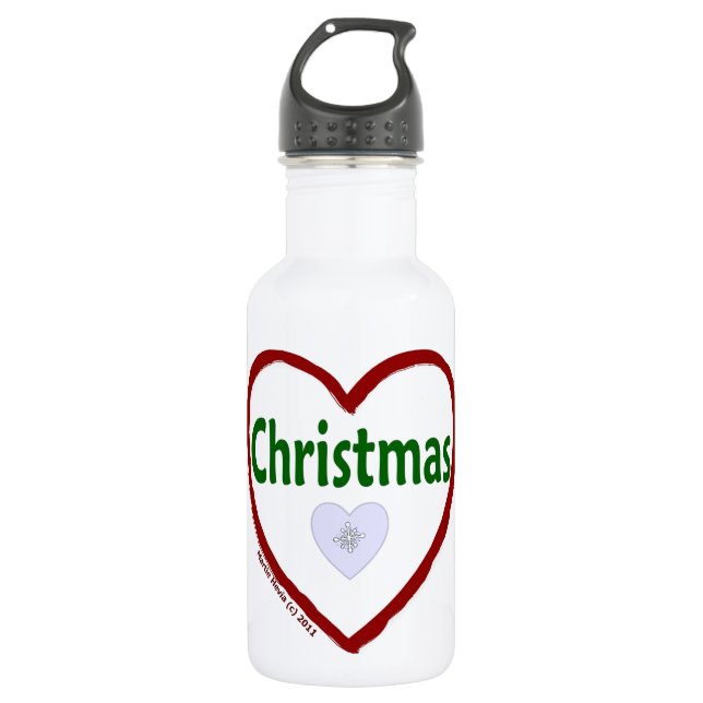 Botella De Agua Navidades de amor (Anverso)
