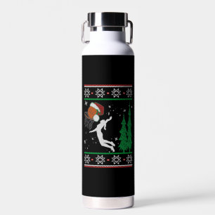 Botella De Agua Navidades de baloncesto