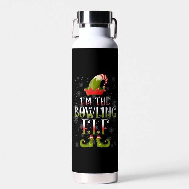 Botella De Agua Navidades de Bowling Elf (Delantero)