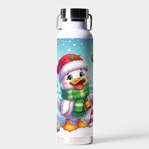 Botella De Agua Navidades de color lindo patán