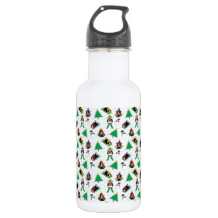 Botella De Agua Navidades de esquí de pingüino
