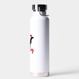 Botella De Agua Navidades de Feliz Navidog Dachshund
