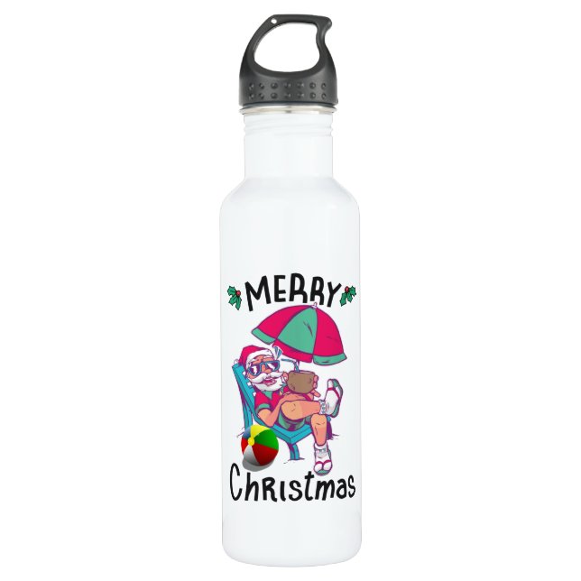 Botella De Agua Navidades de julio (Anverso)