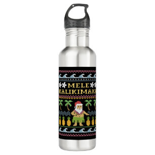 Botella De Agua Navidades de Mele Kalikimaka