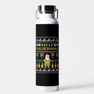 Botella De Agua Navidades de Mele Kalikimaka