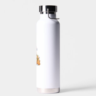 Botella De Agua Navidades de perros de Santa Hat Shih Tzu