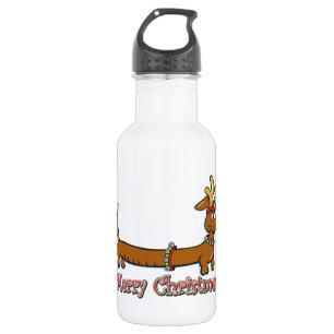 Botella De Agua Navidades de renos Doxie