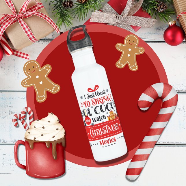 Botella De Agua Navidades de vacaciones modernos (Subido por el creador)