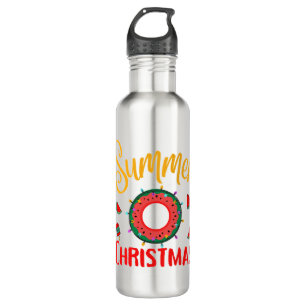 Botella De Agua Navidades de verano de julio