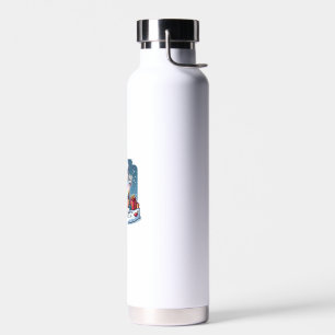 Botella De Agua Navidades del Pastor Australiano de la Mano de la