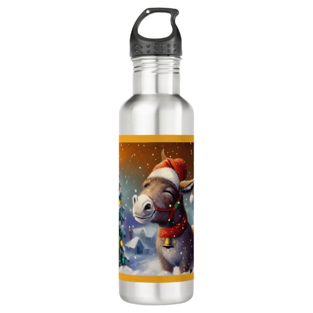 Botella De Agua Navidades Donkey 1 (Anverso)