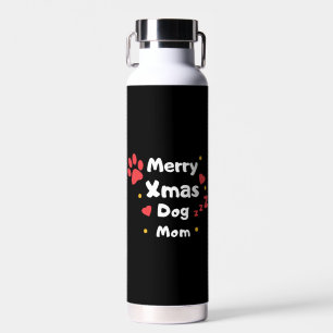 Botella De Agua Navidades encantadores Perro Mamá