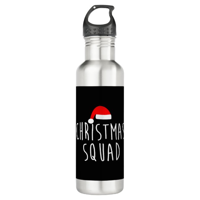 Botella De Agua Navidades familiares de los navidades de camiseta  (Anverso)