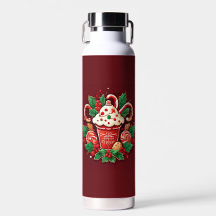 Botella De Agua Navidades felices Drinkware