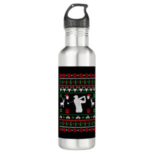 Botella De Agua Navidades feos de golf Sweater