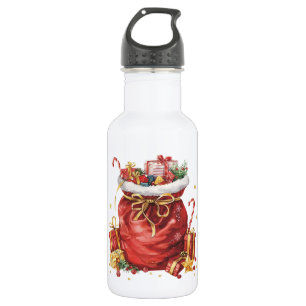 Botella De Agua Navidades festivos obsequios con regalos