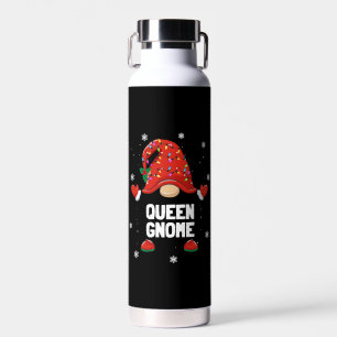 Botella De Agua Navidades Gnome Reina Gnome Navidades familiares
