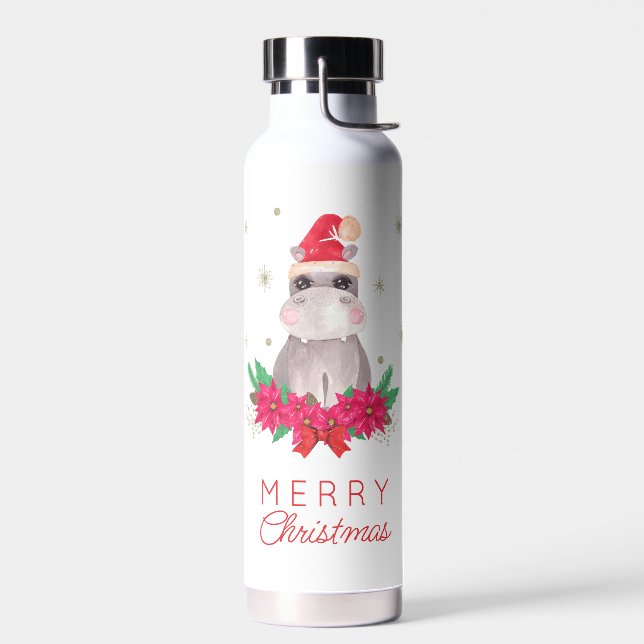 Botella De Agua Navidades Hippo (Izquierdo)