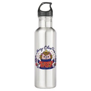 BOTELLA DE AGUA NAVIDADES HOLIDAY HEDGEHOG