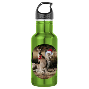 Botella De Agua Navidades Kangaroos al estilo australiano