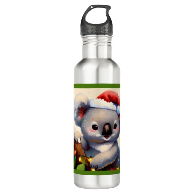 Botella De Agua Navidades Koala 2 (Anverso)
