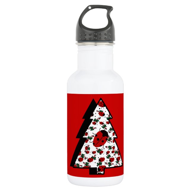 BOTELLA DE AGUA NAVIDADES LADYBUGS (Anverso)