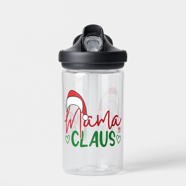 Botella De Agua Navidades Mama Claus Design-60094 (Delante)