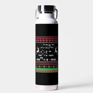 BOTELLA DE AGUA NAVIDADES MATH