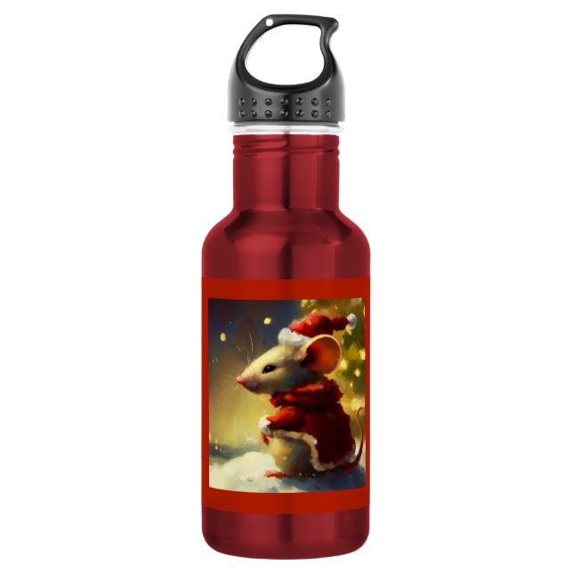 Botella De Agua Navidades Mouse 4 (Anverso)