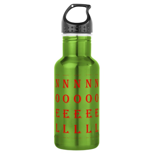 Botella De Agua Navidades Noel (Anverso)