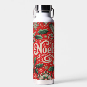Botella De Agua Navidades Noel Red & Green