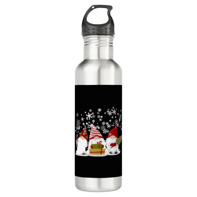 Botella De Agua Navidades nórdicos Gnome Elves Gnome Gnome present (Anverso)