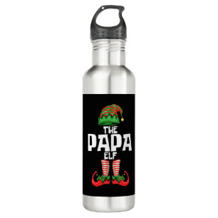 Botella De Agua Navidades Papa Elf Padre