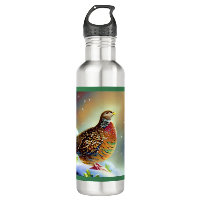 Botella De Agua Navidades Partridge 3 (Anverso)