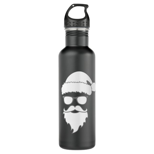 Botella De Agua Navidades Santa Claus Merry Funny Gift Idea (Anverso)