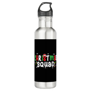 Botella De Agua Navidades Squad Funny Xmas Familiares Coincidiendo