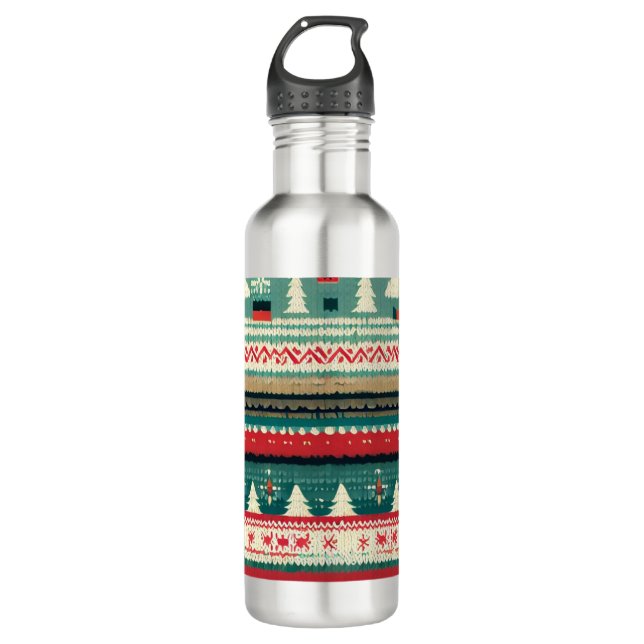 Botella De Agua Navidades Suéter 3 (Anverso)