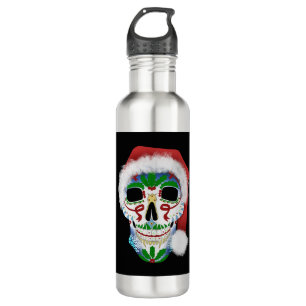 Botella De Agua Navidades Sugar Skull