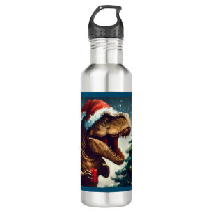 Botella De Agua Navidades T-Rex 1