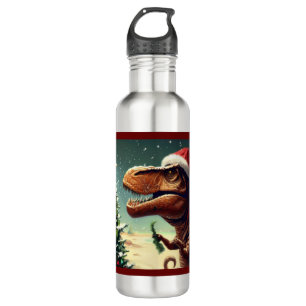 Botella De Agua Navidades T-Rex 4