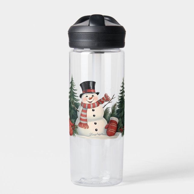 Botella De Agua Navidades tradicionales festivos (Delante)