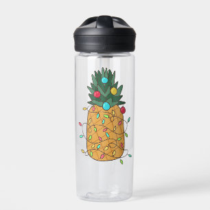 Botella De Agua Navidades tropicales piña