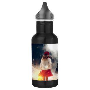 Botella De Agua Navidades Wish Snow House