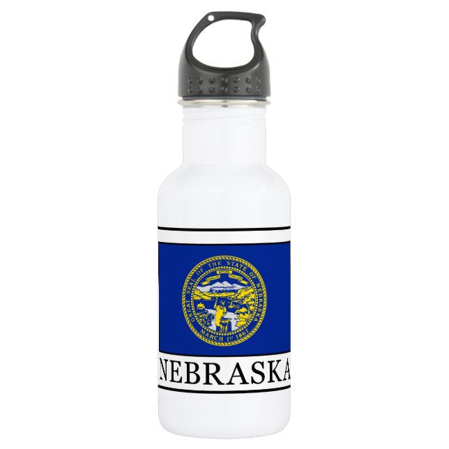 Botella De Agua Nebraska (Anverso)