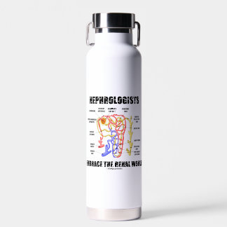 Botella De Agua Nefrologos abrazan al neurálgico mundo