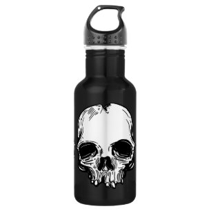 Botella De Agua Negro gótico