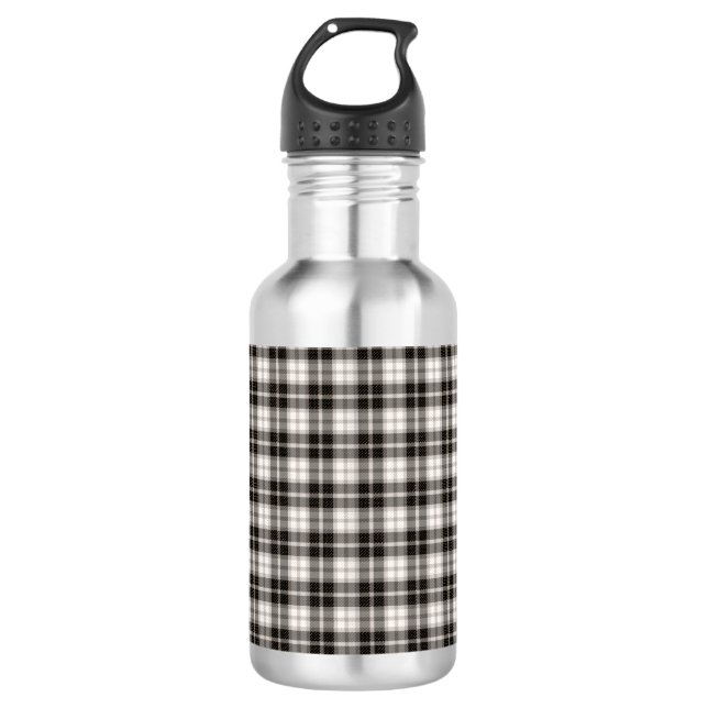 Botella De Agua Negro y blanco trenzado (Anverso)