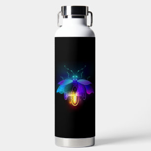 Botella De Agua Neon Firefly en negro