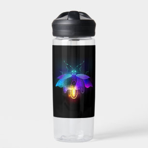 Botella De Agua Neon Firefly en negro